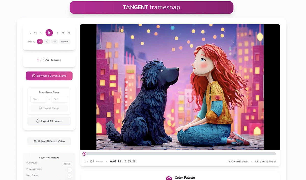 FrameSnap Tool Interface